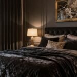 moody glam bedroom