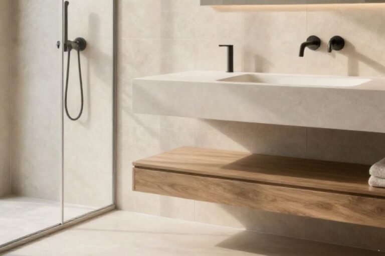 tan tile bathroom ideas