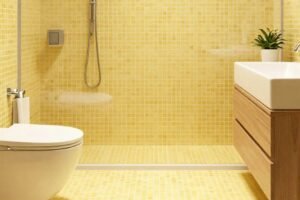 yellow tile bathroom ideas