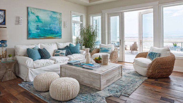 Dreamy Beachy Living Room Ideas for a Light and Breezy Coastal Vibe