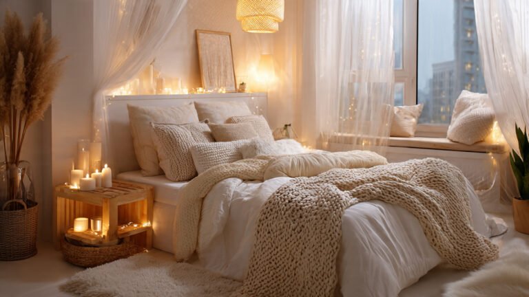 Cozy Warm White Bedroom Ideas for a Serene Sleep Space