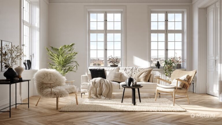 Boho Scandinavian Living Room Ideas That Feel Warm, Light, and Lived-In