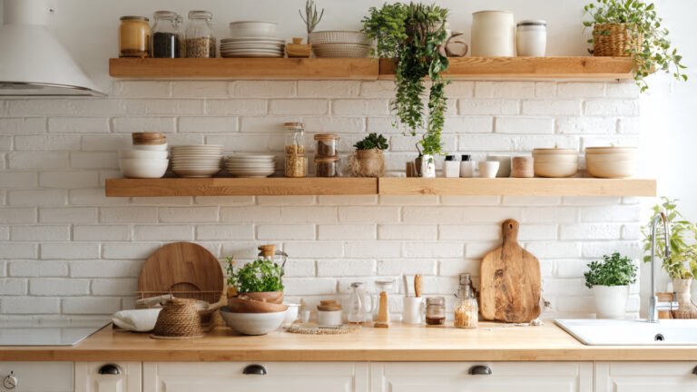 Smart Small Kitchen Shelf Ideas to Maximize Space & Style