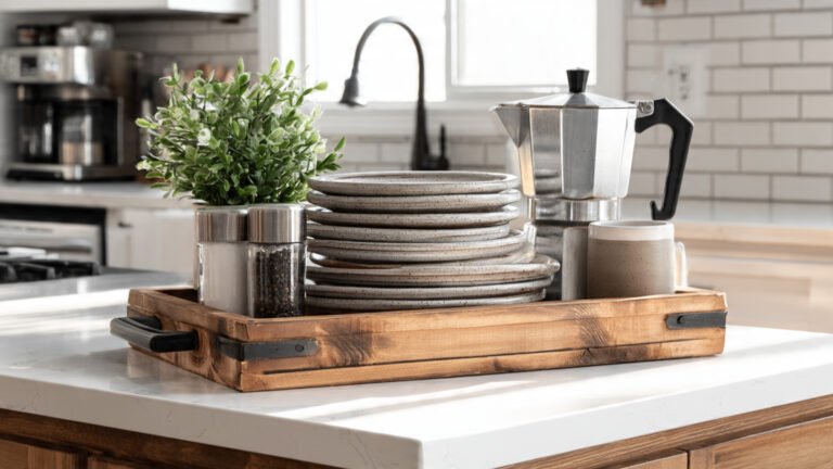 Smart Kitchen Counter Shelf Ideas for a Neat and Functional Cooking Space