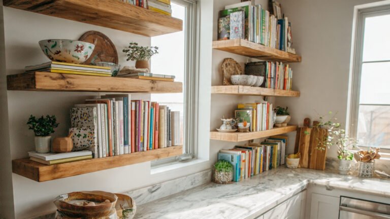 10 Cookbook Shelf Ideas to Create a Scholarly and Grounded Kitchen Sanctuary