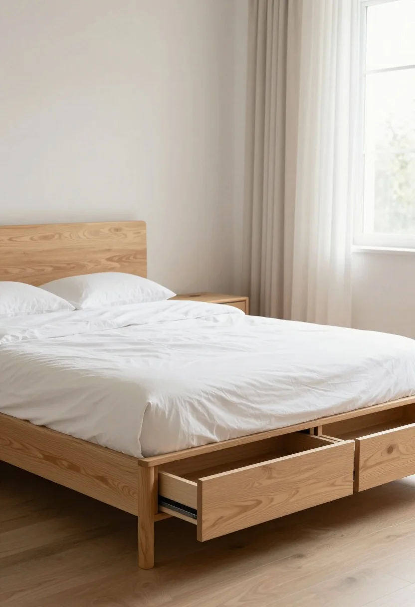 Elevate Small Spaces with a Platform Bed & Drawers Ideas