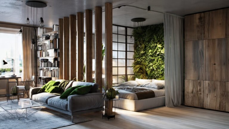 Stylish Studio Apartment Divider Ideas for  Private Living Zones
