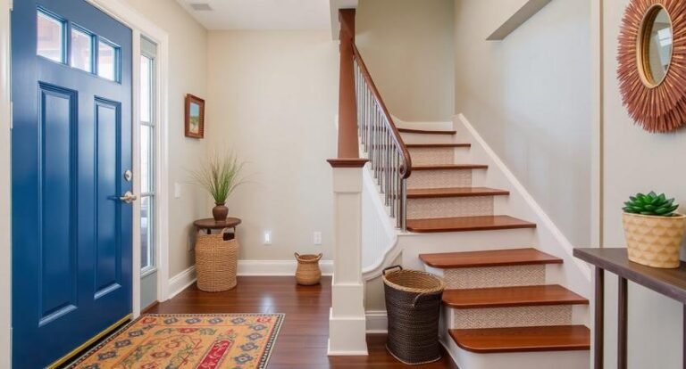 29 Small Entryway Ideas With Stairs for Maximum Impact