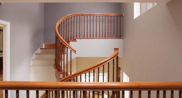 Wooden Spiral Staircase Railing Ideas for Your Home