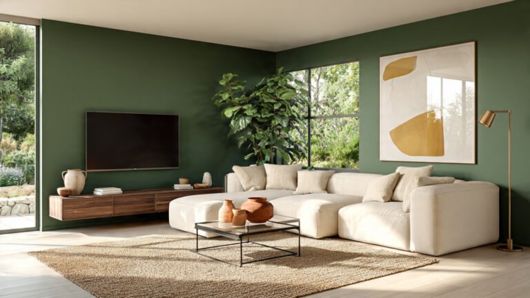 23+ Green Living Room Color Scheme Ideas to Transform Your Space