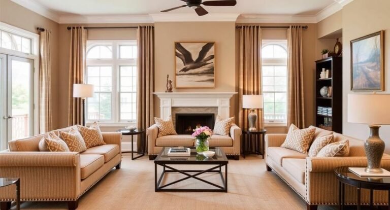 29+ Warm Beige Living Room Ideas for a Cozy Home