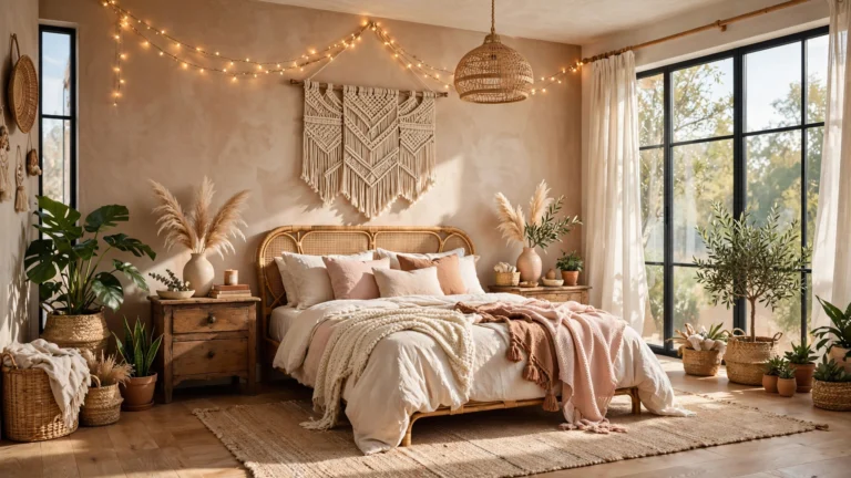 24 Dreamy Girls Boho Bedroom Ideas for a Creative Space