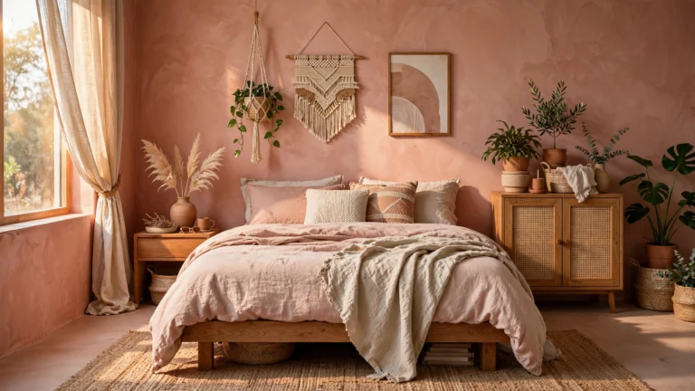 19 Earthy Pink Bedroom Ideas for a Warm and Serene Space