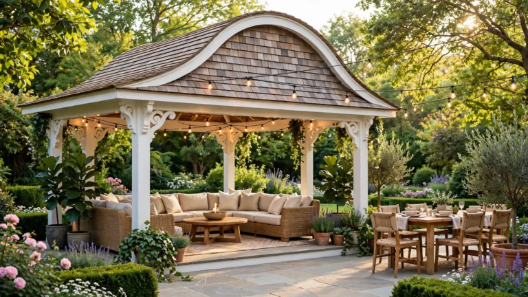 19+ Patio Gazebo Ideas for Your Backyard Retreat