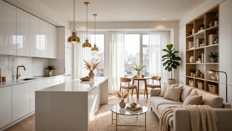20 Brilliant Ideas for Your Apartment Open Kitchen and Living Room