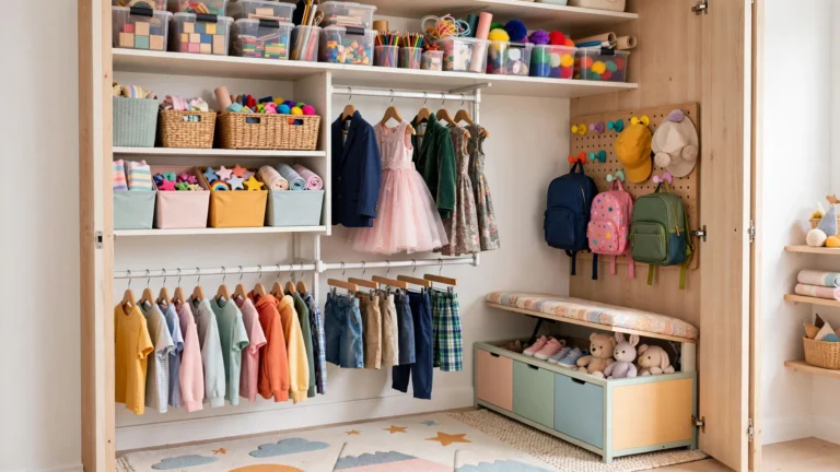 Genius Kids Room Closet Organization Ideas for a Tidy Space