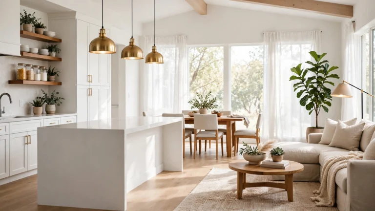 21 Big Open Kitchen and Living Room Design Ideas for a Spacious, Connected Home