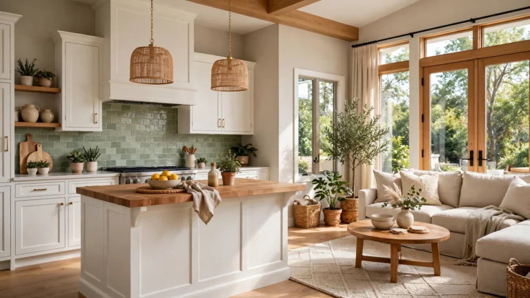  Stunning Paint Color for Open Concept Kitchen and Living Room Ideas
