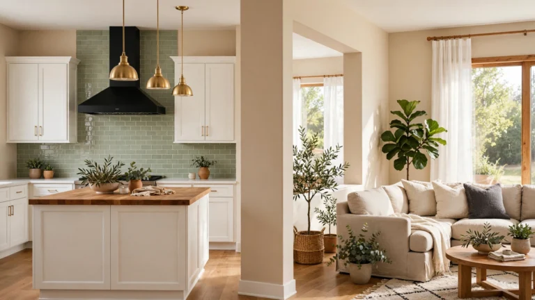 25 Semi Open Kitchen and Living Room Layouts for Modern Homes