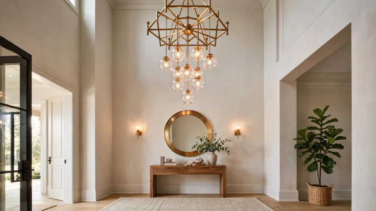 15+ Entryway Lighting High Ceiling Ideas for Dramatic First Impressions