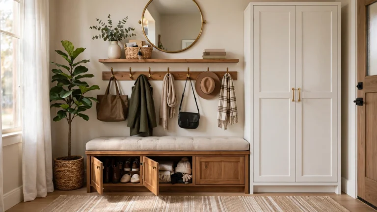 Front Door Entryway Ideas With Bench for a Welcoming Home
