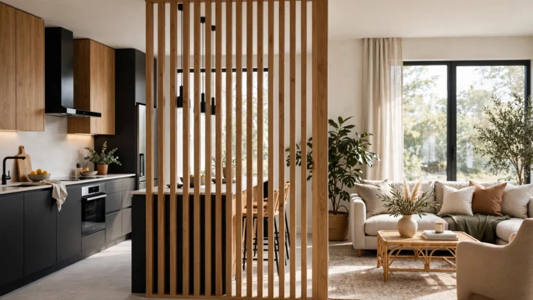 12 Stunning Kitchen and Living Room Partition Design Ideas for Modern Homes