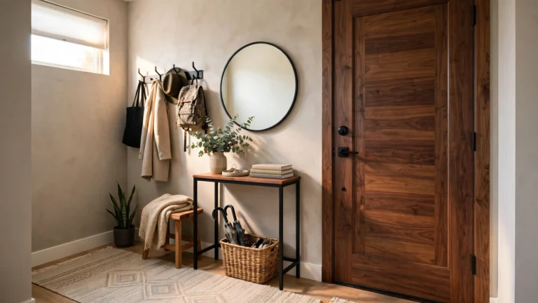 19+ Small Front Door Entryway Ideas to Maximize Your Space