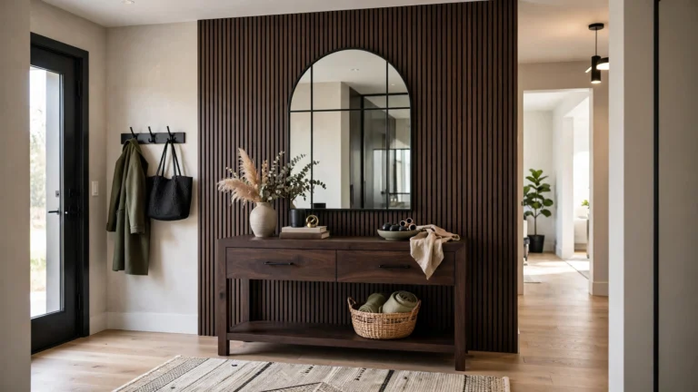 Dark Wood Entryway Table Ideas for a Bold First Impression