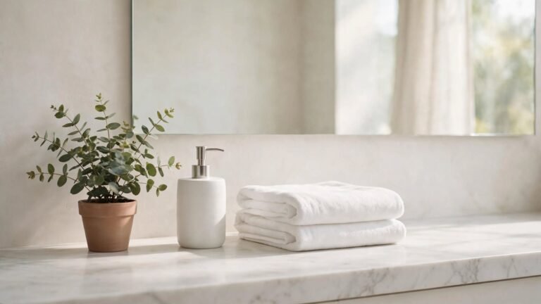 28 Minimalist Bathroom Counter Decor Ideas for a Clean, Calm Space