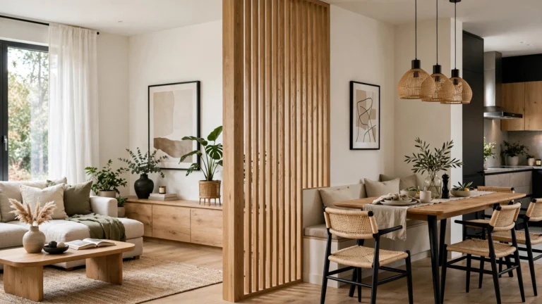 19 Living Room Dining Partition Design Ideas to Define Your Space with Style