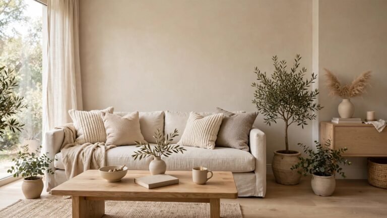 19 Beige Walls Living Room Decor Ideas for a Warm and Elegant Home