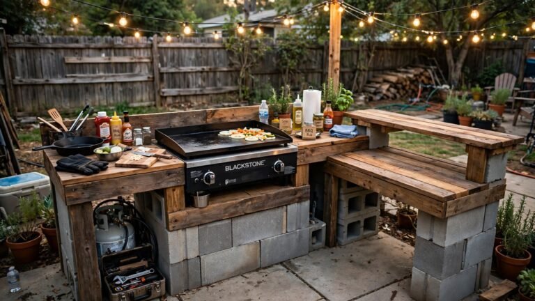 DIY Blackstone Outdoor Kitchen Plans for Your Ultimate Backyard Setup