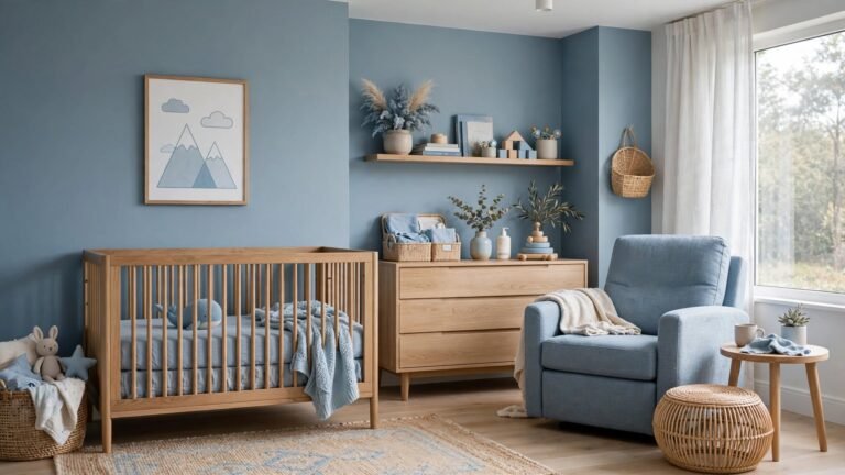 22 Blue Gender Neutral Nursery Ideas for a Calm and Timeless Baby Room