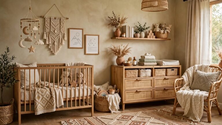 18 Boho Gender Neutral Nursery Ideas for a Dreamy, Earthy Space