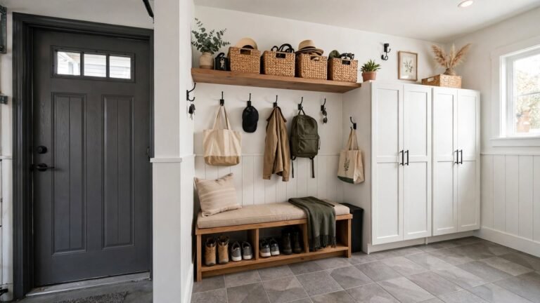 Smart Small Garage Entryway Ideas for a Welcoming Transition