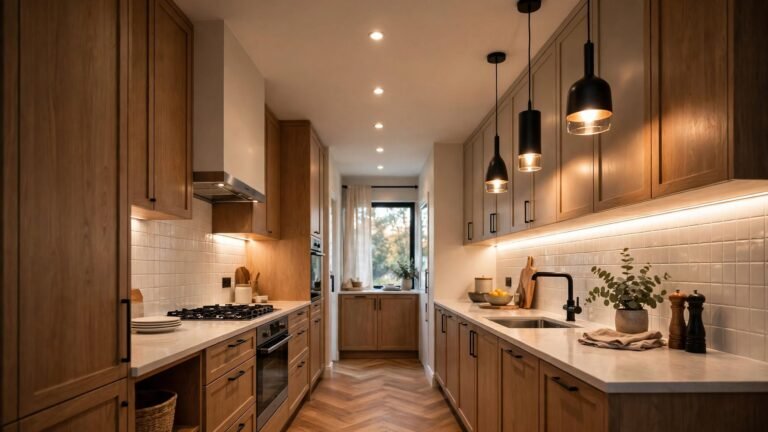 18 Galley Kitchen Lighting Ideas to Brighten Your Narrow Space