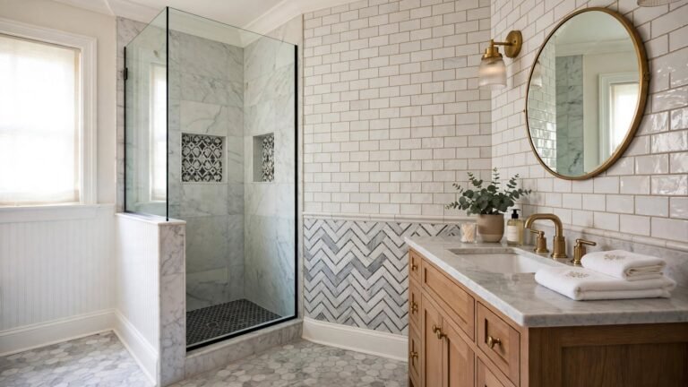 17 Guest Bathroom Tile Ideas That Wow Every Visitor