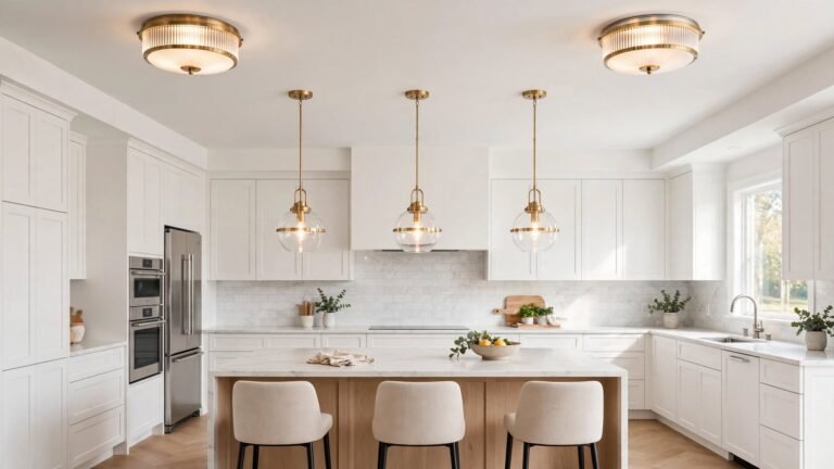 12 Kitchen Flush Mount Lighting Ideas for a Bright and Stylish Space
