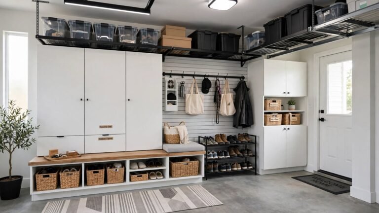 11 Garage Entryway Storage Ideas to Maximize Your Mudroom Transition