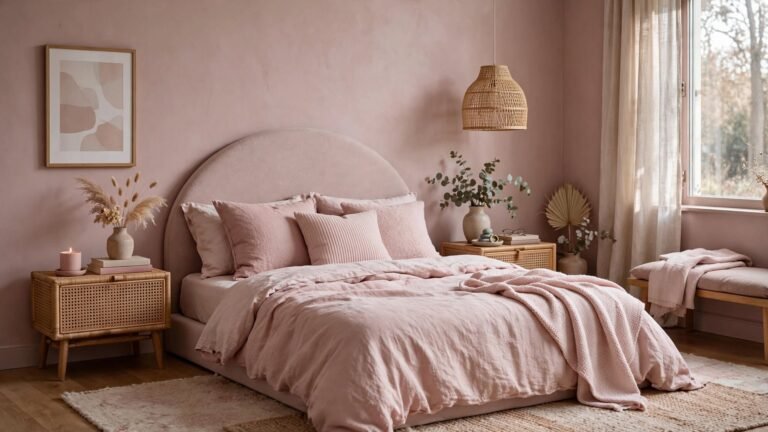 19 Muted Pink Bedroom Ideas for a Soft, Serene, and Timeless Space