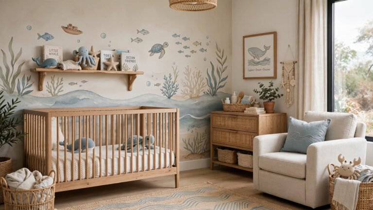 12 Neutral Ocean Nursery Ideas for a Calm and Timeless Baby Room