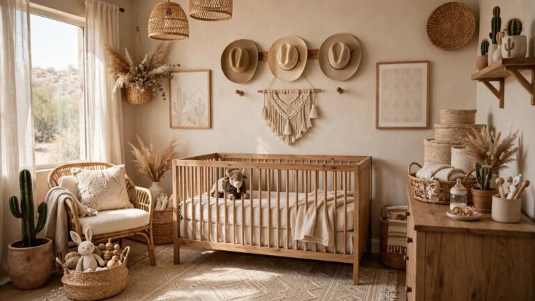 24 Neutral Western Nursery Ideas for a Calm and Timeless Baby Room