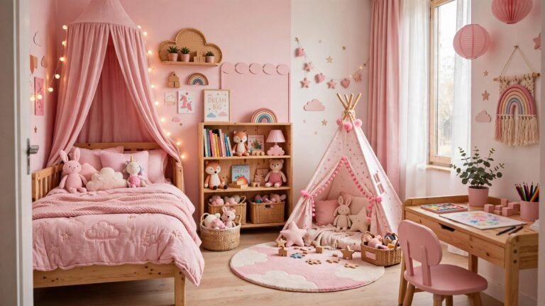 23 Pink Bedroom Ideas for Kids That Grow With Your Little One