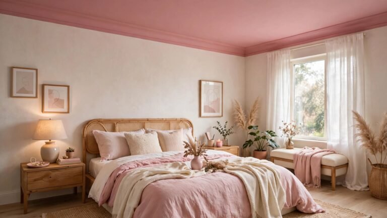 18 Pink Ceiling Bedroom Inspirations for a Soft and Dreamy Space