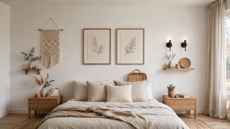 15+ Plain Wall Decor Ideas Bedroom to Transform Your Blank Space
