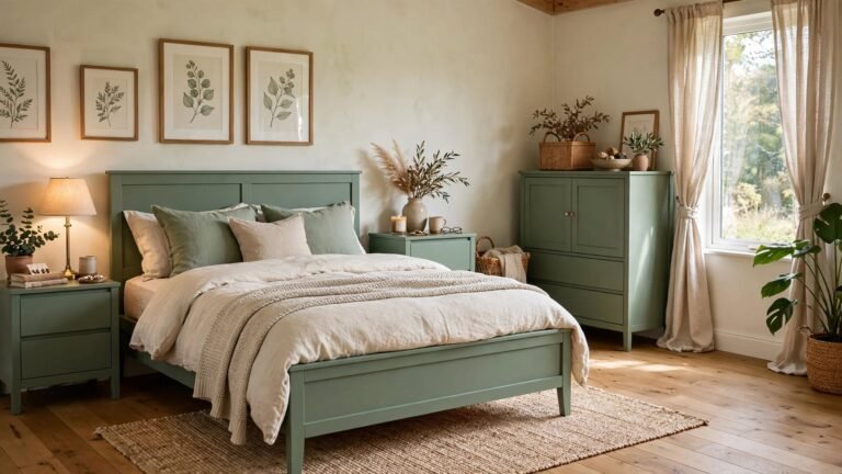 16 Sage Green Bedroom Furniture Ideas for a Calm and Refined Space
