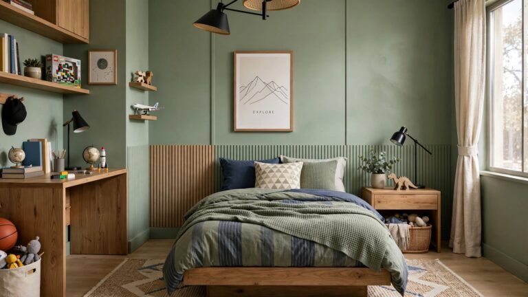 22 Sage Green Boys Bedroom Ideas for a Calm and Stylish Space