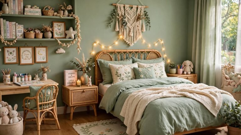 25 Sage Green Girls Bedroom Ideas for a Calm and Stylish Space