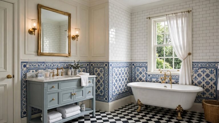 23 Traditional Bathroom Tile Ideas That Never Go Out of Style