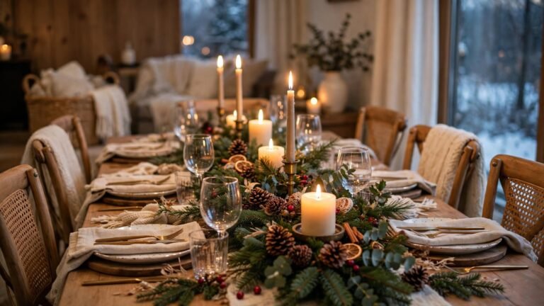 18 Winter Table Centerpieces That Bring Seasonal Warmth to Every Gathering